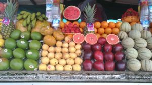 medina di Marrakesh Marocco frutta al souk