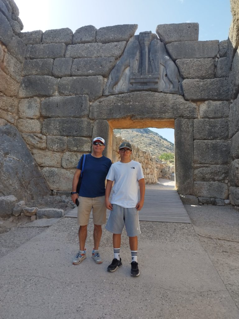 Porta dei Leoni, Micene, Grecia